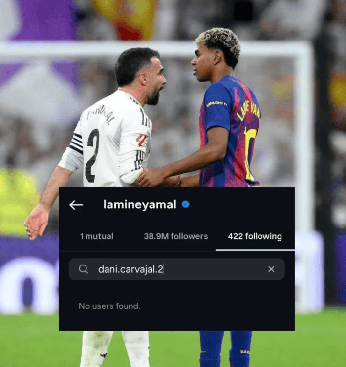 เลิกติดตามกัปตันทีมชาติ! ยามาลบังคับให้สเปนต้องตัดสินใจ! การรังแกผู้อื่นไม่น่าจะเทียบเท่าความสำเร็จของเมสซี่_คาร์วาฆาล_เรอัล มาดริด_แฟนคลับ