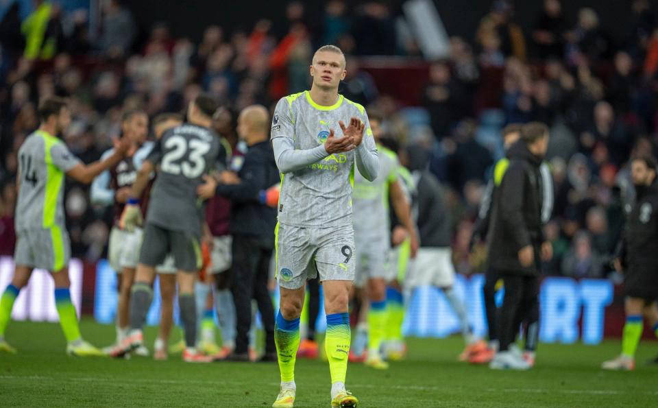 แมนเชสเตอร์ ซิตี้ พ่ายแพ้อย่างหนักที่วิลล่า พาร์ค เมื่อผู้เล่นคนสำคัญถูกพักการแข่งขัน – ใครจะรับหน้าที่ทำประตูแทน? ฮาแลนด์, การแข่งขัน, กวาร์ดิโอลา