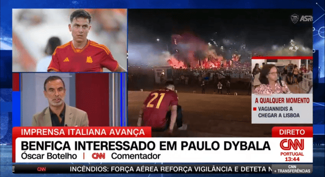 ดีบาลาไม่ได้ปฏิเสธมูรินโญ่ หลังจากสูญเสียความรักจากแฟน ๆ โรม่า และด้วยฟุตบอลโลกที่ใกล้เข้ามา เบนฟิก้า แชมเปียนส์ลีก เบซิคตัส