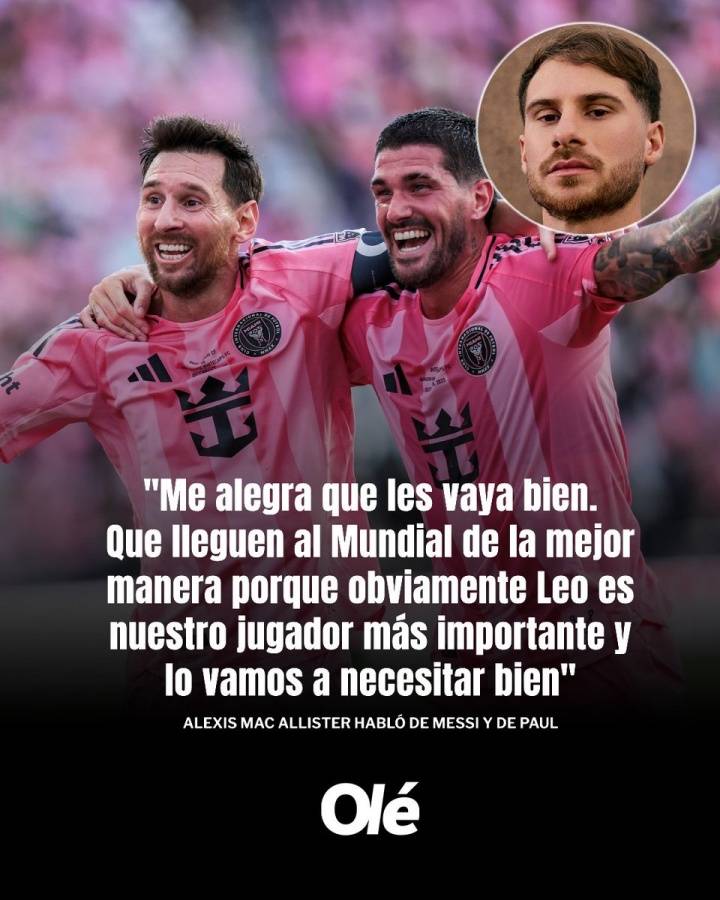 แม็คคอลลิสเตอร์: เมสซี่ ยังคงเป็นผู้เล่นที่สำคัญที่สุดของอาร์เจนตินา! _ฟอร์ม_ _ลิเวอร์พูล_ _สถานะ_