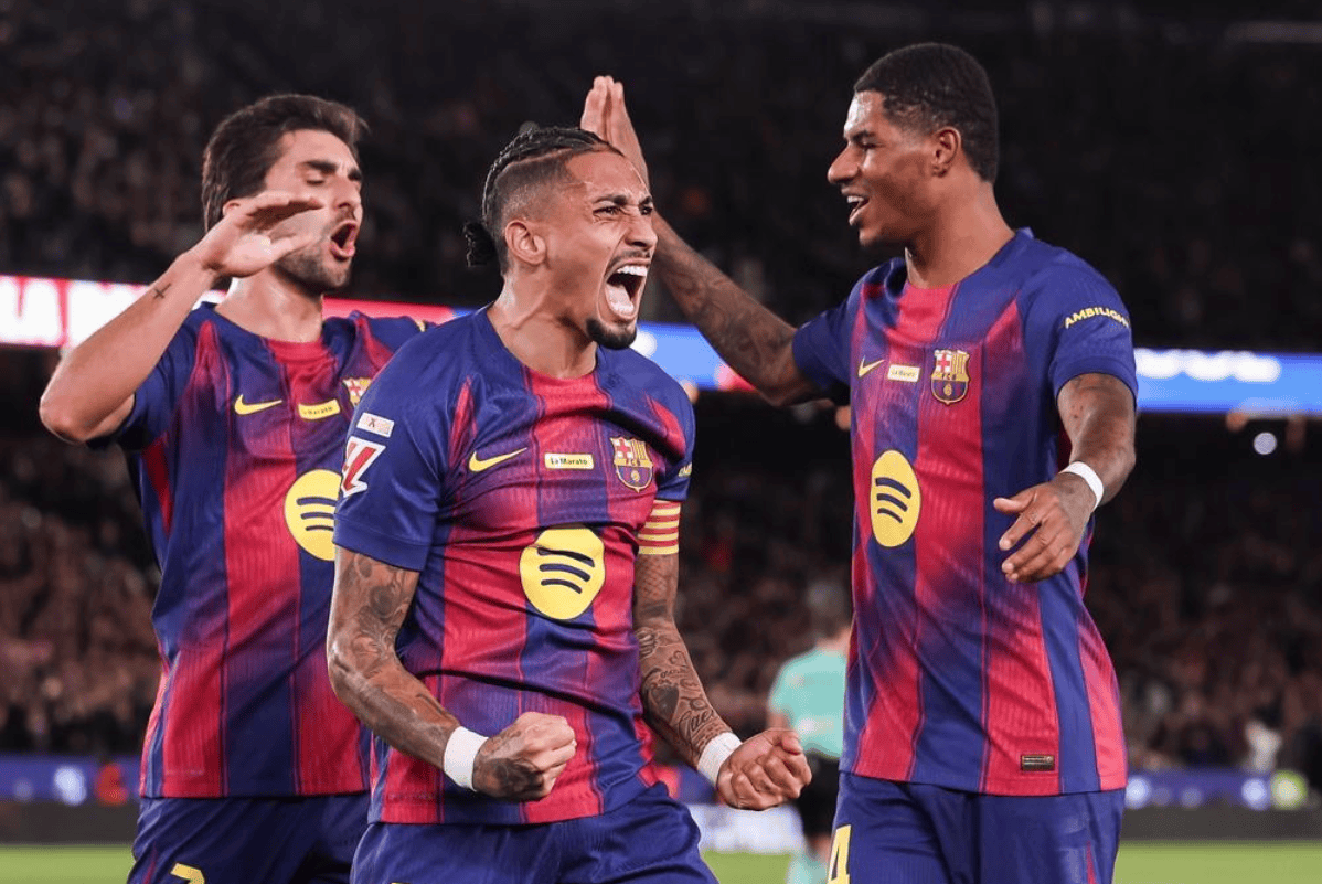 ลาลีกาล่าสุด อัปเดตอันดับ: ยักษ์ใหญ่สองทีมคว้าชัย, จีโรน่าพลิกสถานการณ์, ม้ามืดขยายสถิติชนะสี่นัดติดต่อกัน_บาร์เซโลนา_แมตช์_แอตเลติโก มาดริด