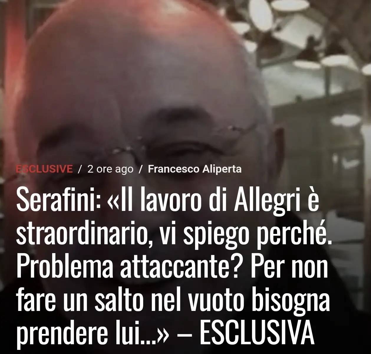 กูรูชื่อดังแห่งเซเรียอา: ผมไม่ต้องการทั้งติอาโก้ ซิลวา หรือรามอส – พวกเขาแก่เกินไปแล้ว มิลาน ซิร์คเซ่ ผู้เล่น