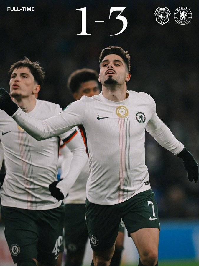 เชลซี 3-1 คาร์ดิฟฟ์ ซิตี้ ในลีกคัพ เข้าสู่รอบรองชนะเลิศ, คู่สำรองสร้างผลงานสำคัญ, กานา เจียว ยังคงฟอร์มยอดเยี่ยม_สิงห์บลู_พรีเมียร์ลีก_ประตู