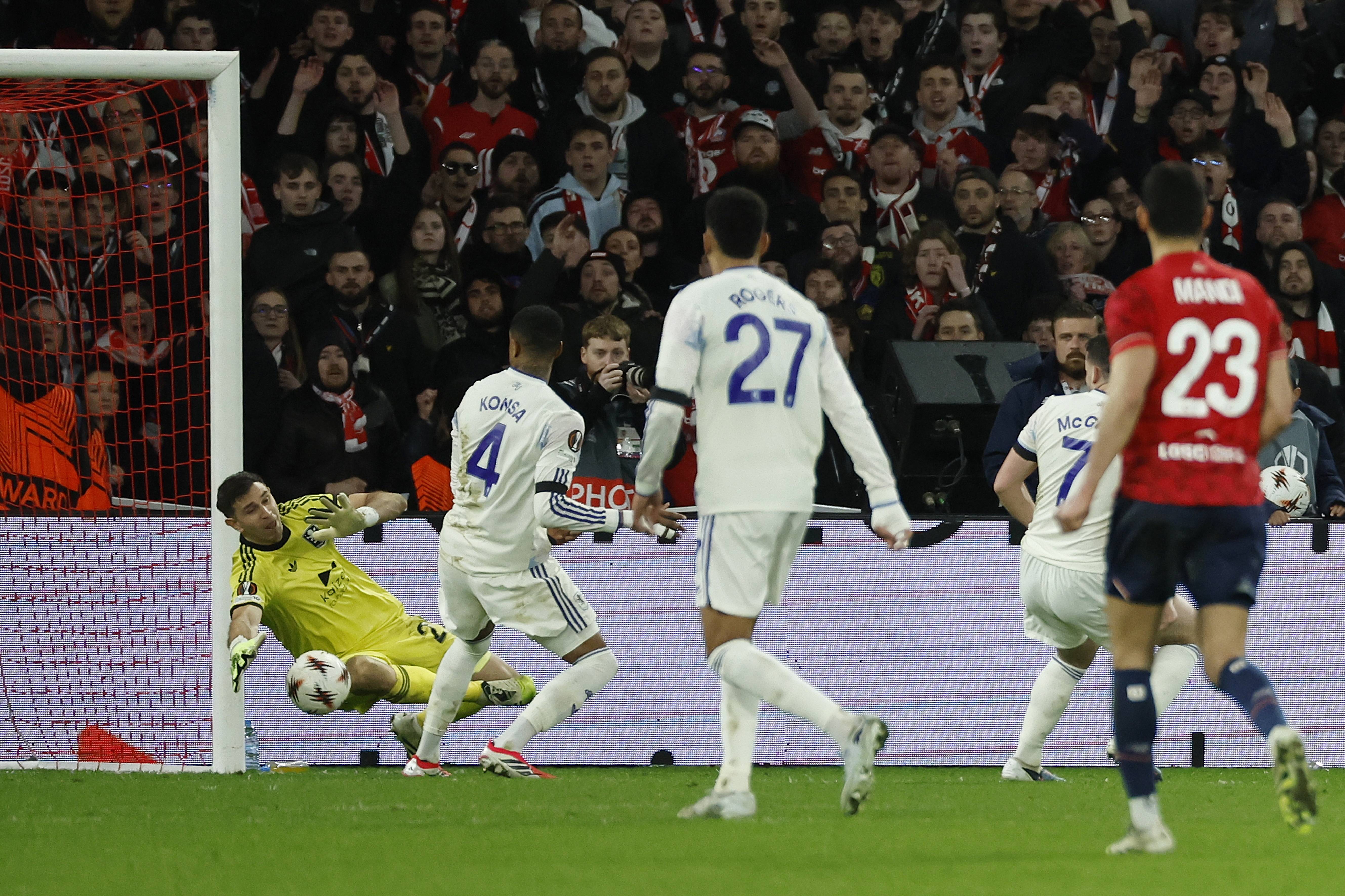 (บรรทัดที่สองต่างประเทศ) ฟุตบอล - ยูโรปาลีก: แอสตันวิลล่าเอาชนะ Lille_Ouxin_ สำนักข่าวซินหัว_การแข่งขัน