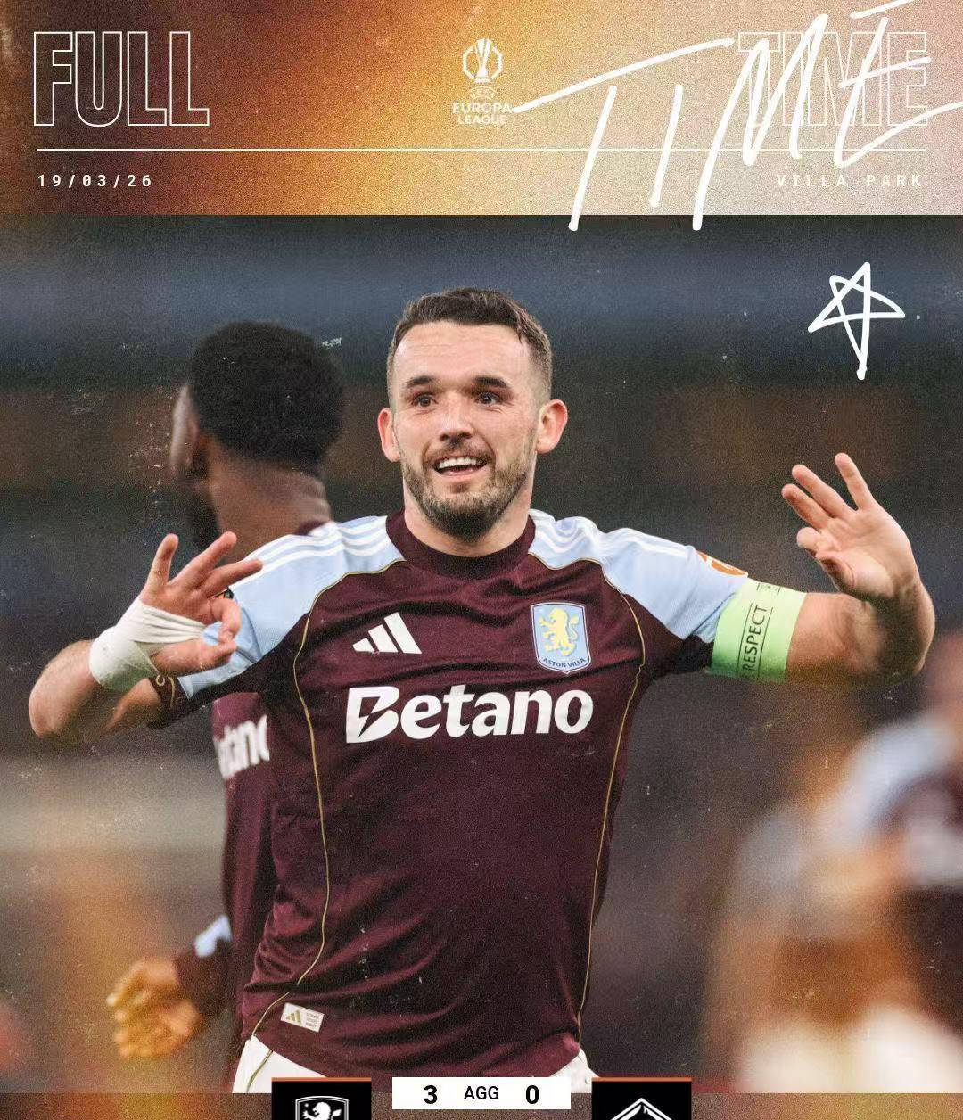 8 อันดับแรกของยูโรป้าลีกคัพเกิดขึ้น: พรีเมียร์ลีกดูโอ้รุก, โรมเสียใจเมื่อออกไป, ลีกเอิงพบกับ Waterloo_Aston Villa_Match_Nottingham Forest